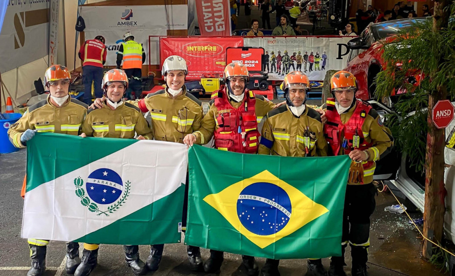 Bombeiros do Paraná conquistam bons resultados no Mundial de Salvamento Veicular