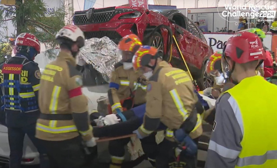 Bombeiros do Paraná conquistam bons resultados no Mundial de Salvamento Veicular