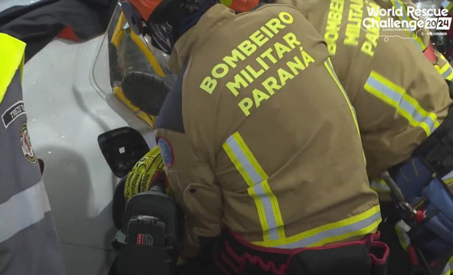 Bombeiros do Paraná conquistam bons resultados no Mundial de Salvamento Veicular