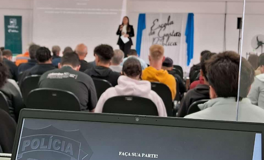 PCPR realiza palestras no Município de Colombo, no âmbito do Programa Mulher Segura, segunda fase “DE HOMEM PARA HOMEM”