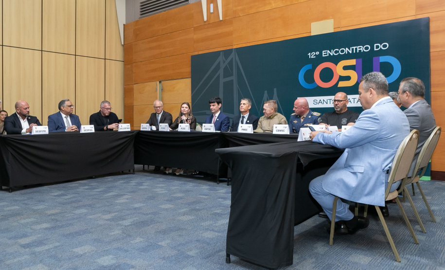 Cosud: Ratinho Junior defende integração na segurança e penas mais duras ao crime organizado