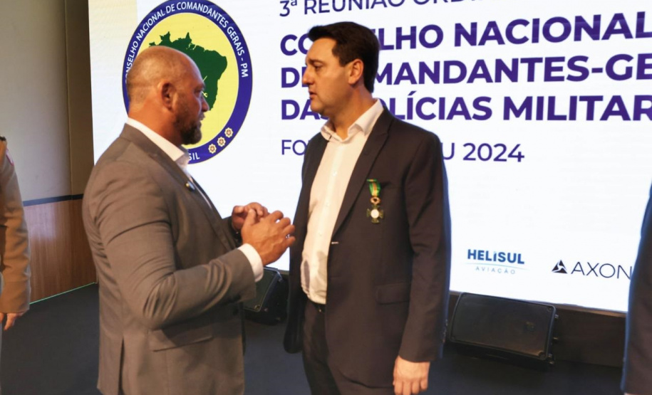 Ratinho Junior ressalta bons índices da segurança do Paraná em reunião com PMs de todo o Brasil