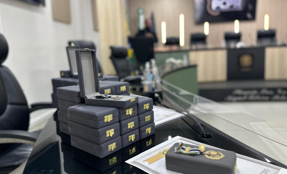 PCPR homenageia servidores com medalhas de serviço policial no sudeste do Estado