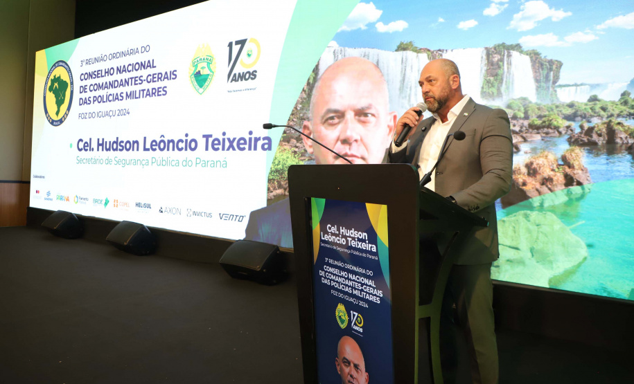 Ratinho Junior ressalta bons índices da segurança do Paraná em reunião com PMs de todo o Brasil