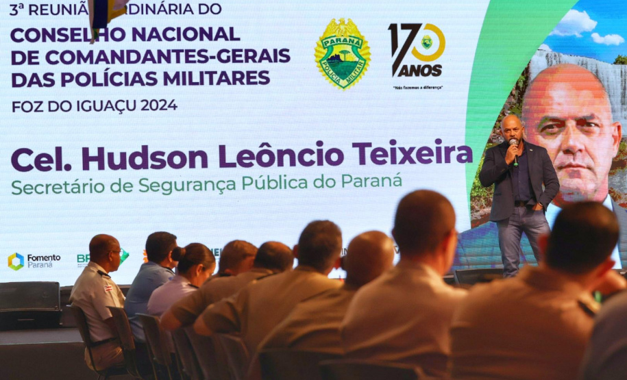 Avanços e investimentos na Segurança Pública do Paraná são apresentados no 3º CNCG, em Foz