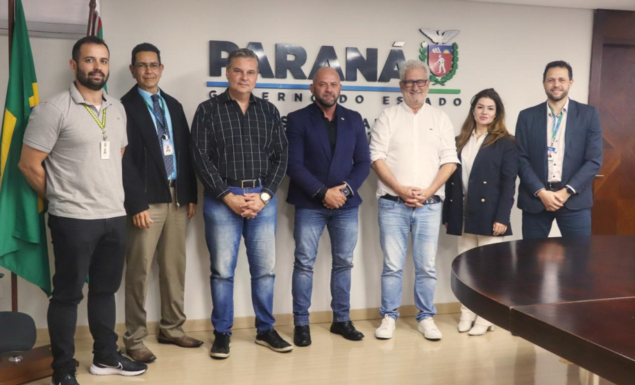 Secretário Hudson recebe prefeito de Cianorte