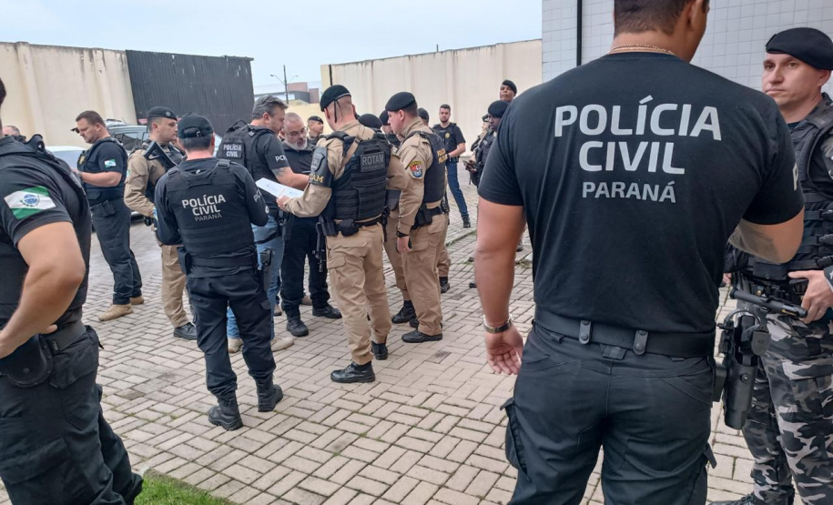 PCPR e PMPR realizam operação contra organização ligada ao tráfico de drogas em Pinhais