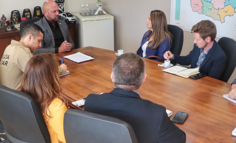 Secretário se reúne com prefeita em exercício de Campo Mourão