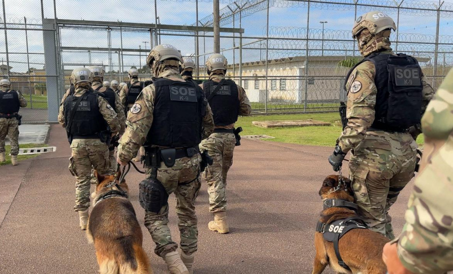 Polícia Penal intensifica ações de segurança nas unidades durante a Fase 2 da Operação Cosud