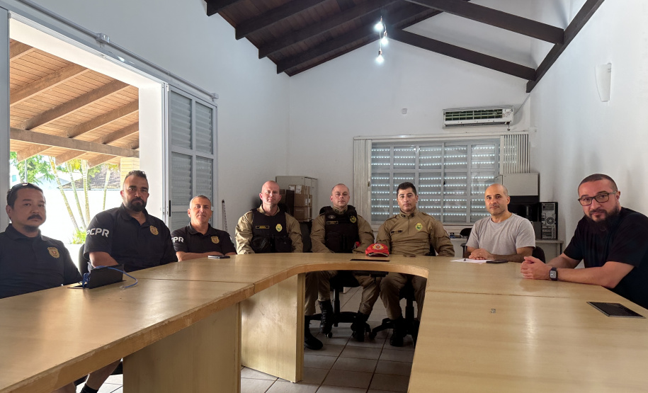 Representantes da Sesp e das polícias Civil e Militar ajustam estratégias para o Verão Maior Paraná