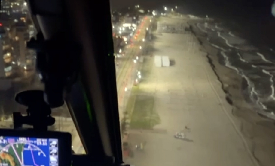 PCPR realiza voos noturnos especializados de polícia judiciária no Litoral