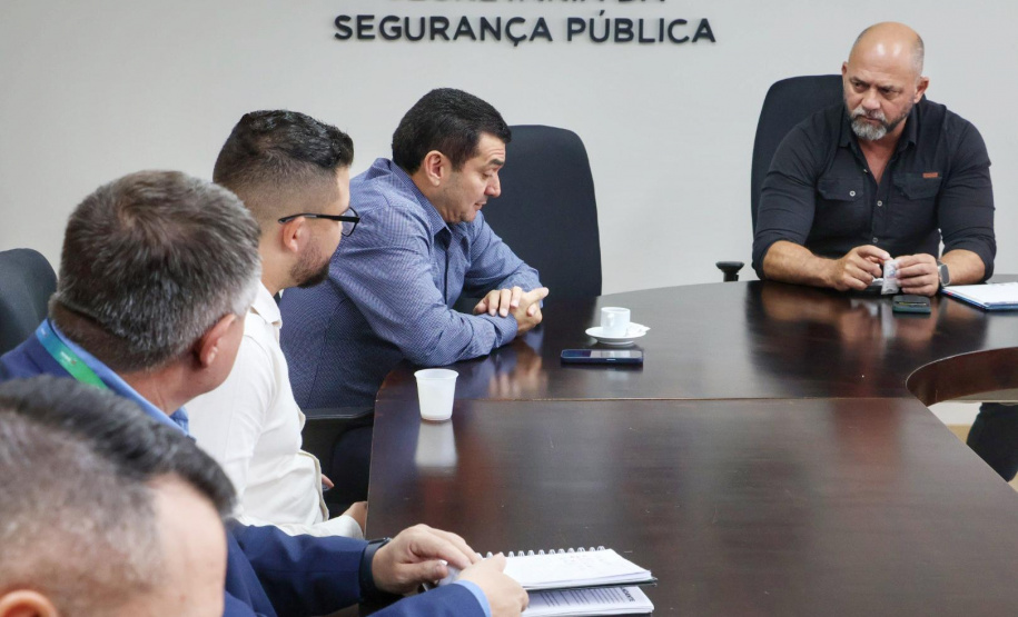 Avanços na segurança pública do Paraná são tema de reunião entre Sesp e AMP