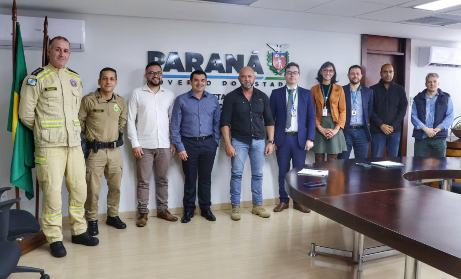 Avanços na segurança pública do Paraná são tema de reunião entre Sesp e AMP