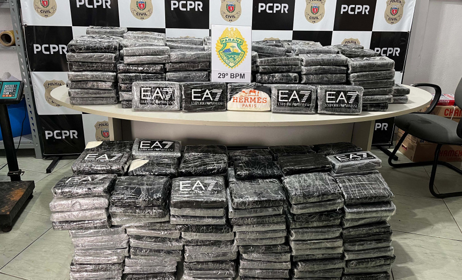 Com 444 toneladas, Paraná foi o segundo estado que mais apreendeu drogas em 2024