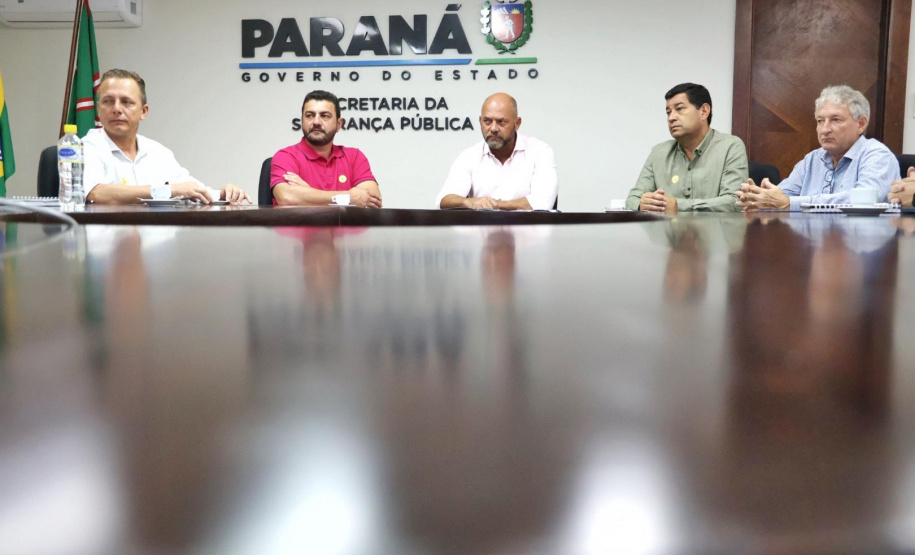Secretário Hudson recebe prefeito e vice de Marechal Cândido Rondon na Sesp