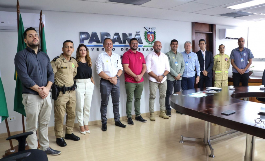 Secretário Hudson recebe prefeito e vice de Marechal Cândido Rondon na Sesp