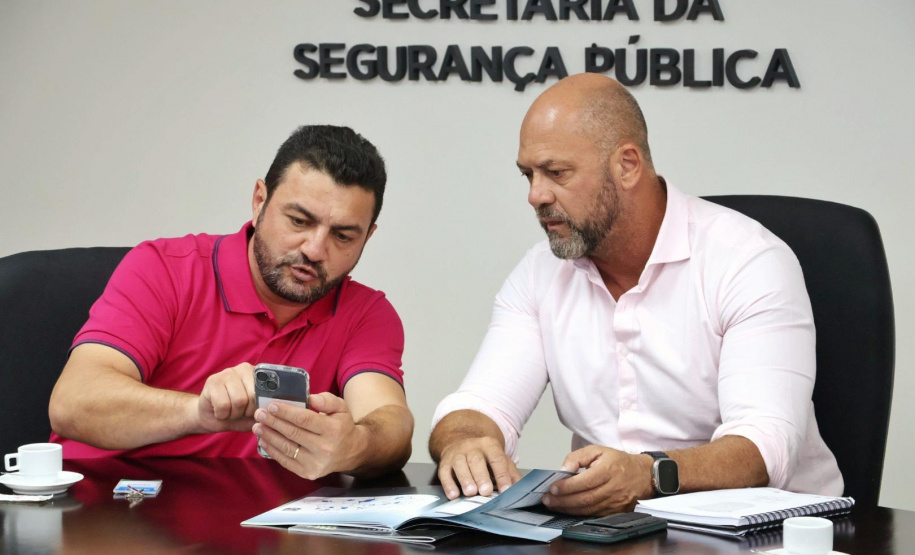 Secretário Hudson recebe prefeito e vice de Marechal Cândido Rondon na Sesp