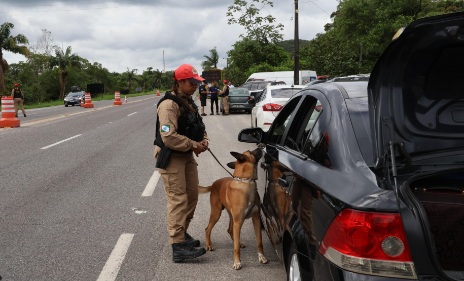 Forças de segurança fazem operação integrada nas rodovias do Litoral