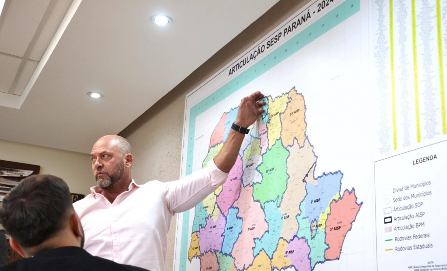 Secretário Hudson e prefeito de Porecatu discutem avanços da segurança pública no município