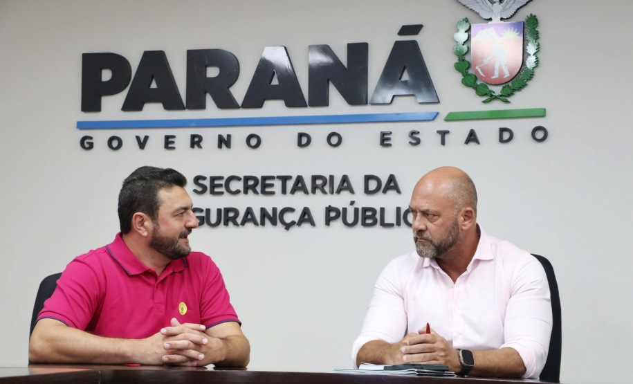Secretário Hudson recebe prefeito e vice de Marechal Cândido Rondon na Sesp
