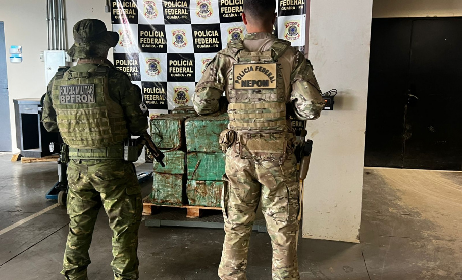 Polícia Militar apreende 1,7 tonelada de droga em Guaíra