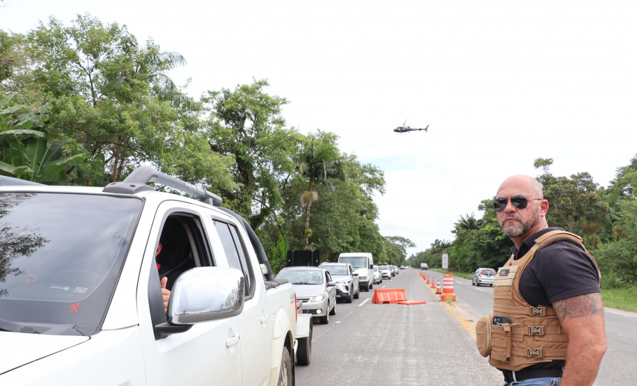 Forças de segurança fazem operação integrada nas rodovias do Litoral