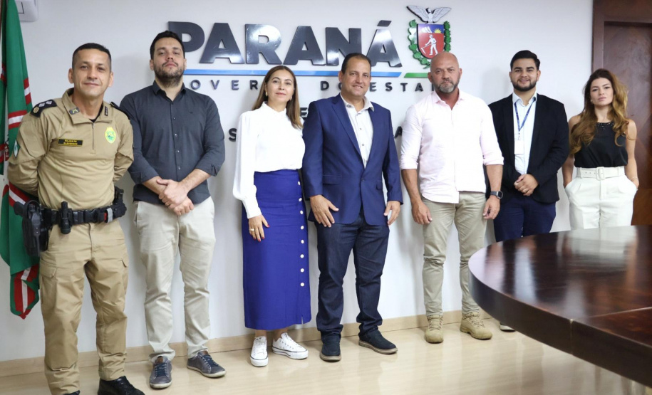 Secretário Hudson e prefeito de Porecatu discutem avanços da segurança pública no município