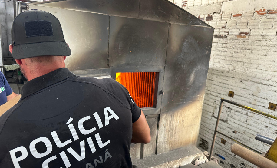 PCPR incinera mais de 15 quilos de drogas apreendidas durante o Verão Maior Paraná