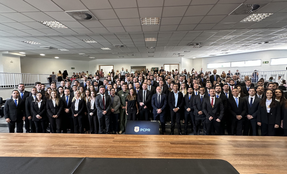 PCPR reforça efetivo com a posse de 103 policiais aprovados em concurso