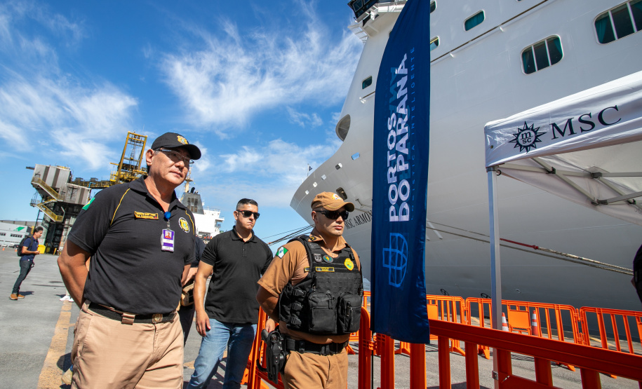Segurança é mais um diferencial de Paranaguá para receber navios de cruzeiro