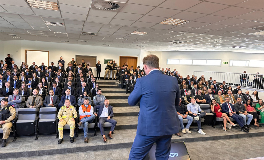 103 policiais civis iniciam formação com palestra sobre integração das forças de segurança