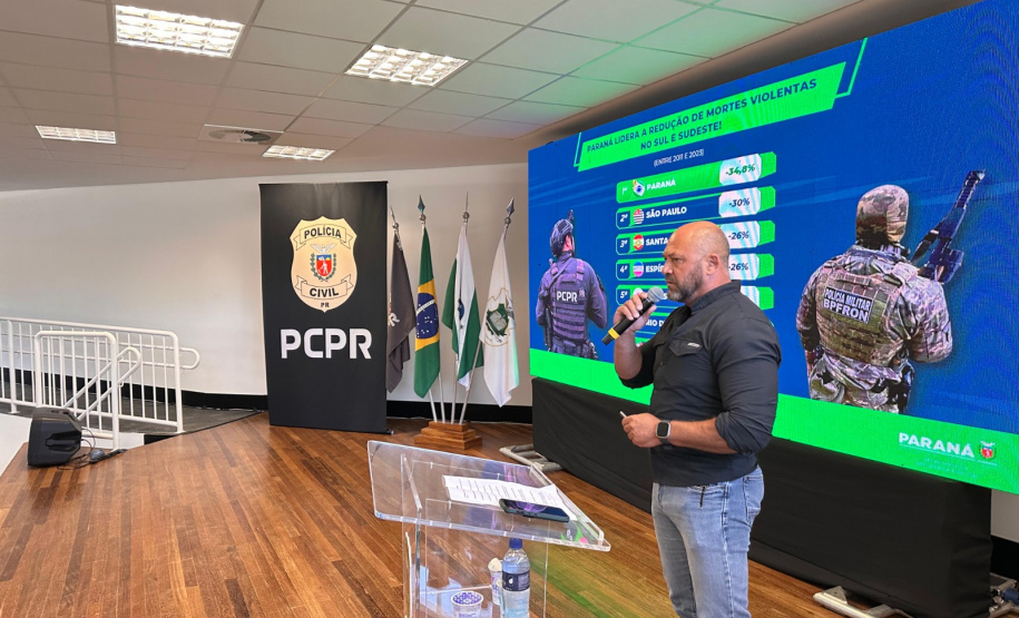 103 policiais civis iniciam formação com palestra sobre integração das forças de segurança