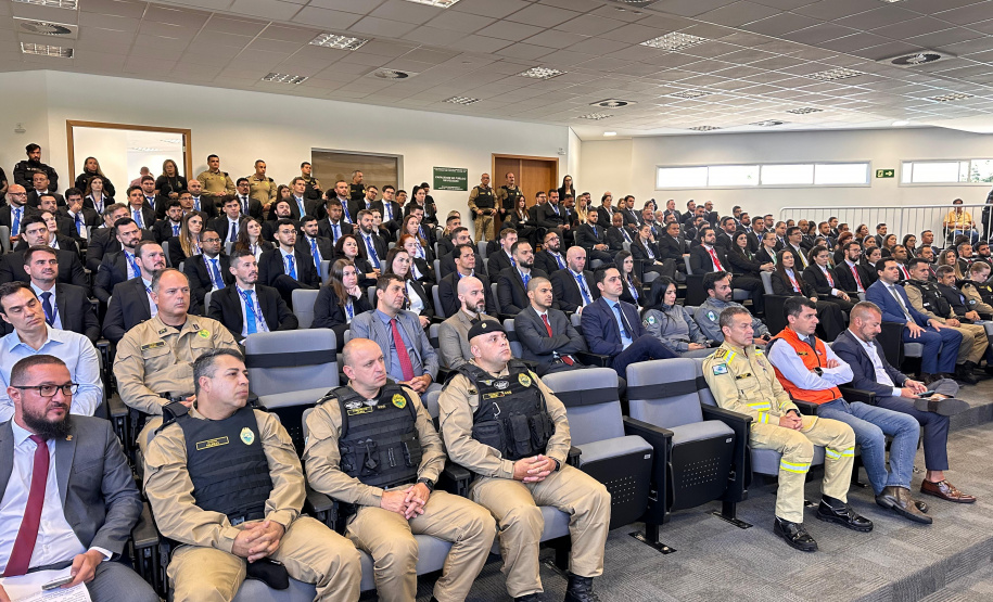103 policiais civis iniciam formação com palestra sobre integração das forças de segurança