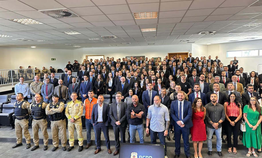 103 policiais civis iniciam formação com palestra sobre integração das forças de segurança