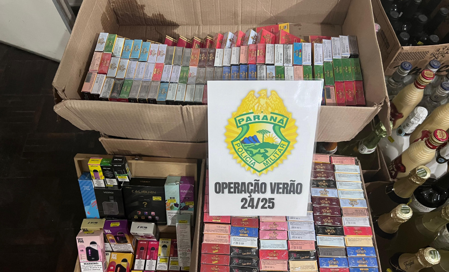 PMPR apreende contrabando e arma em Guaratuba durante Verão Maior Paraná