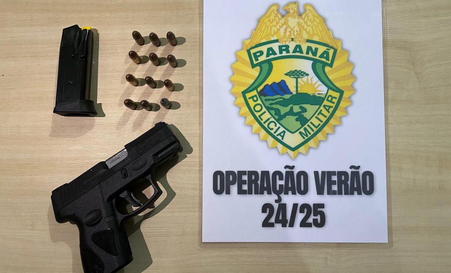 PMPR apreende contrabando e arma em Guaratuba durante Verão Maior Paraná