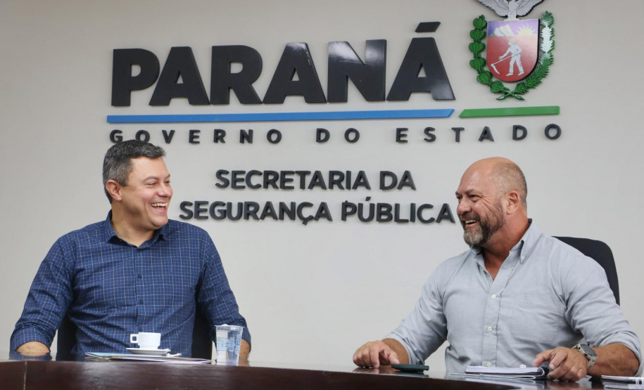 Secretário Hudson recebe secretário de Recursos Humanos e de Gestão Pública de Londrina