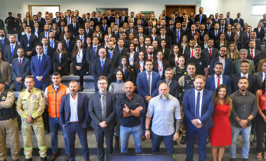 103 policiais civis iniciam formação com palestra sobre integração das forças de segurança