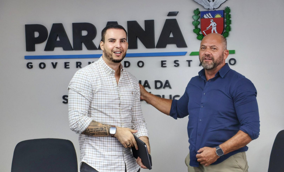 Secretário Hudson recebe secretário de Recursos Humanos e de Gestão Pública de Londrina