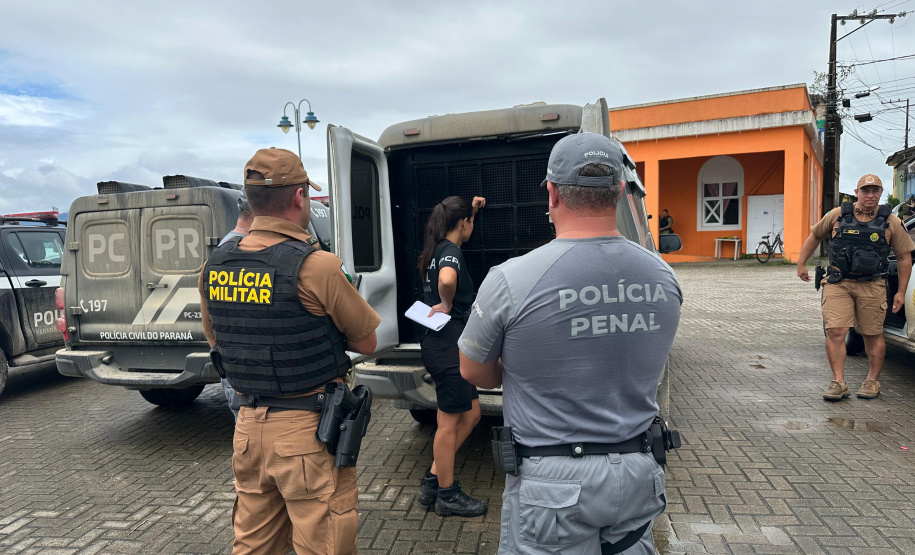 Forças de Segurança realizam ação integrada em Guaraqueçaba para reforçar segurança