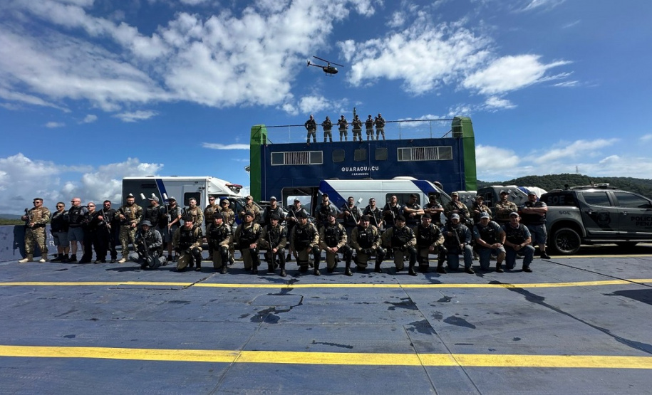 Polícia Penal escoltou mais de 400 pessoas privadas de liberdade no Verão Maior Paraná, até agora