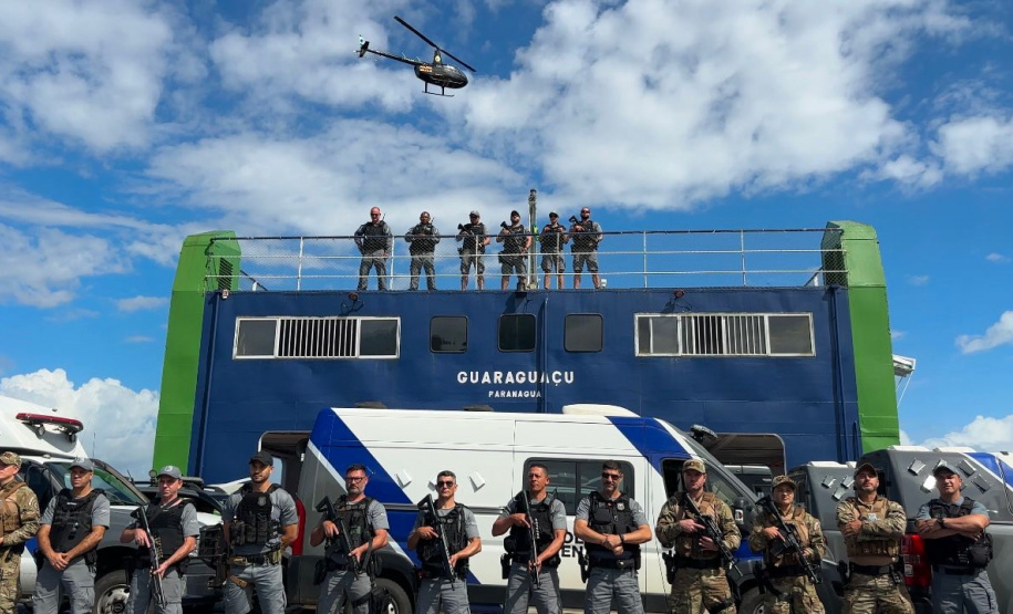 Polícia Penal escoltou mais de 400 pessoas privadas de liberdade no Verão Maior Paraná, até agora