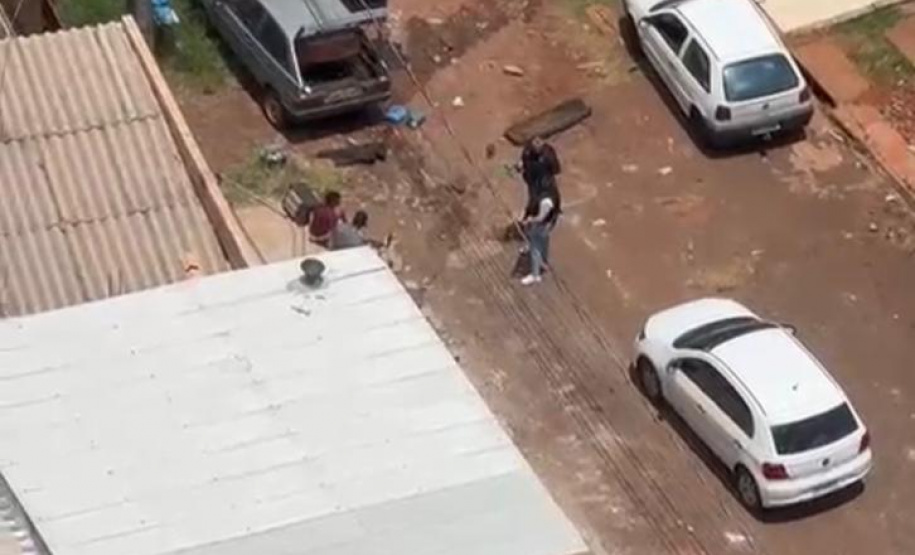 Helicóptero da PMPR auxilia na prisão de dois suspeitos e recuperação de carro furtado na região Oeste