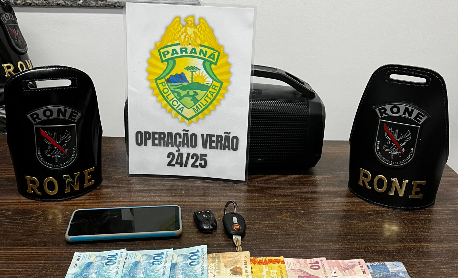 PMPR prende trio suspeito de receptação de veículo furtado em Matinhos