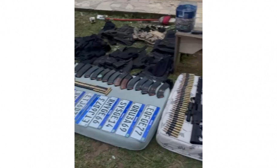 Polícias do Paraná impedem roubo de grandes proporções e apreendem arsenal em Ponta Grossa