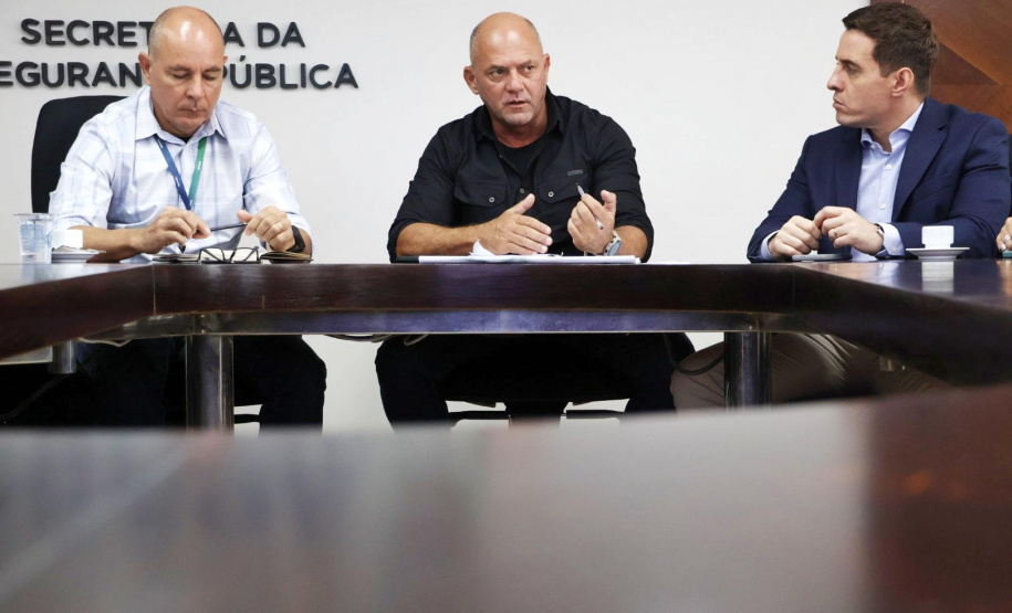 Secretário recebe secretário de Defesa Social e Trânsito de Curitiba