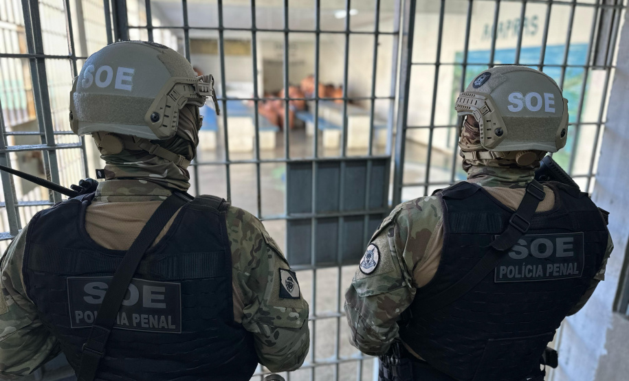 Polícia Penal realiza operação simultânea em sete unidades do Complexo Penitenciário de Piraquara