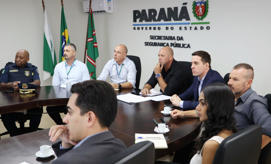 Secretário recebe secretário de Defesa Social e Trânsito de Curitiba