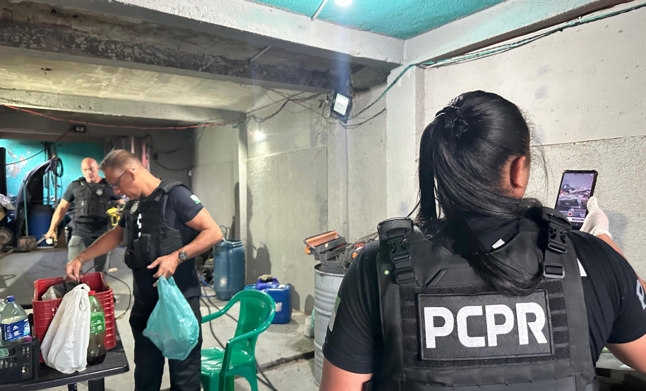 Operação da PCPR mira grupo especializado em furtos de veículos e outros crimes