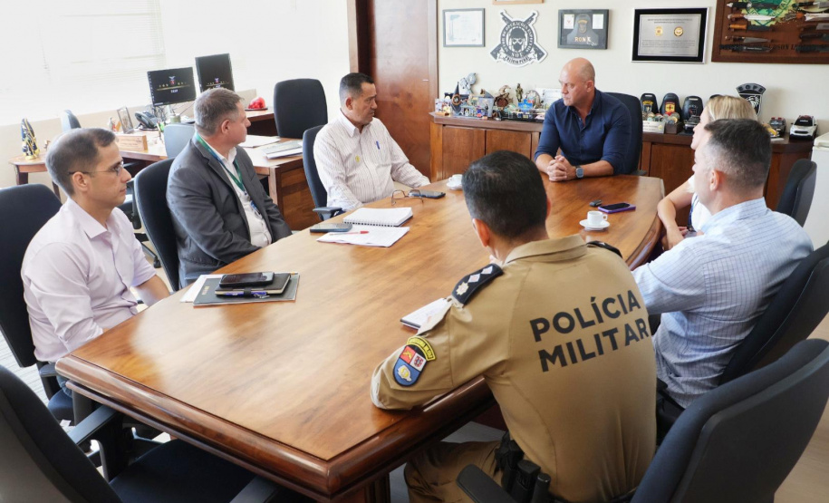 Secretário recebe o vereador de Astorga, Sargento Fernando